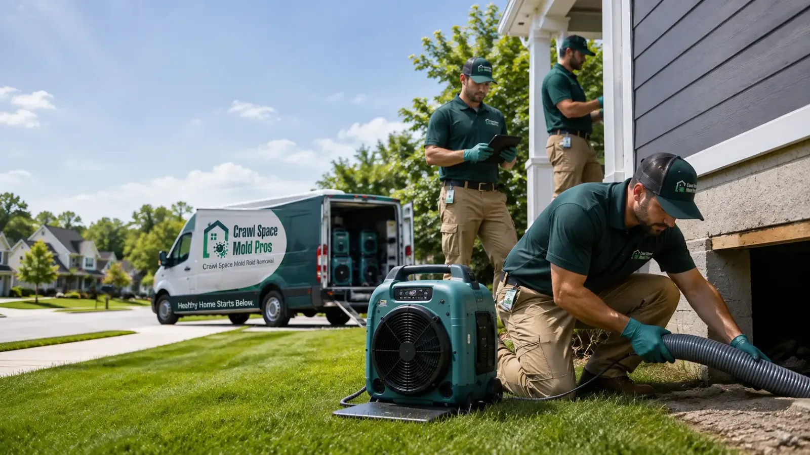 Crawl Space Mold Removal in Washingtonville, OH